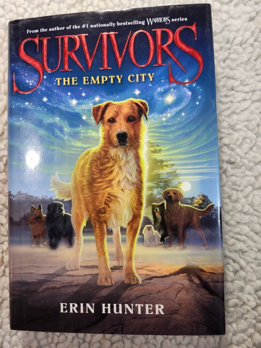 Erin Hunter Survivors The Empty City Hardcover 2012 First Edition Dust Jacket